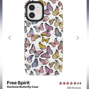 Free Spirit | Rainbow Butterfly Case